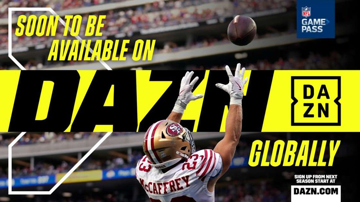 DAZN strikes 10-year deal to distribute NFL Game Pass in global markets
