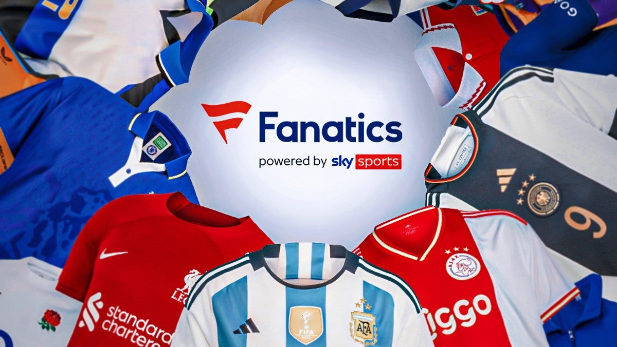 Sky Sports and Fanatics launch new online shop for fans to purchase Premier  League, Formula One, NFL and NBA merchandise, Football News