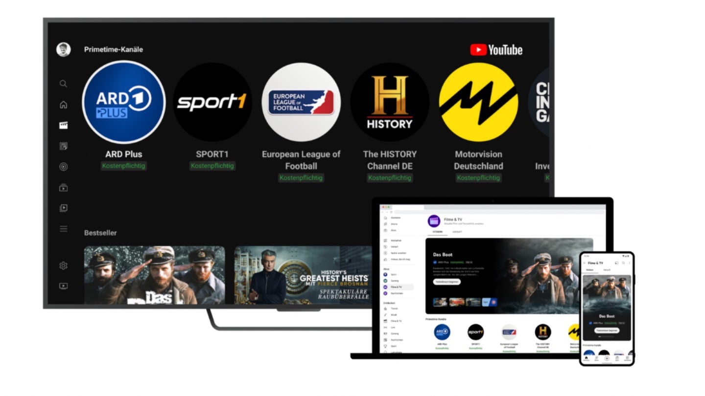 Sportdigital Fussball boosts Germany exposure through YouTube TV rollout