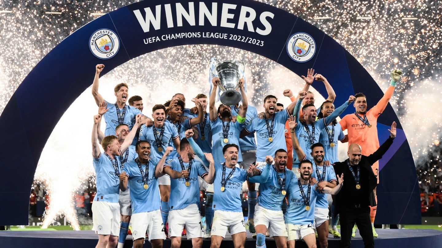 Man City Premier League Champions 2022/2023 